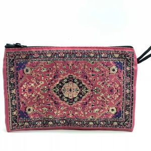 TRADITIONAL TURKISH WALLETS FABRIC WOVEN  ZIP BAG